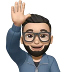 Yash's memoji, waving